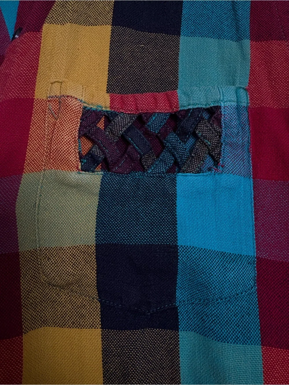 Stussy vibrant plaid